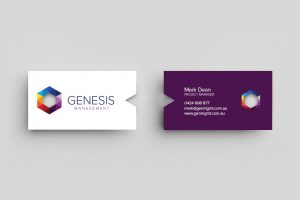 Diecut Business Cards