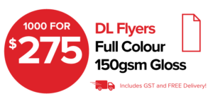 1000 DL Flyers Printing