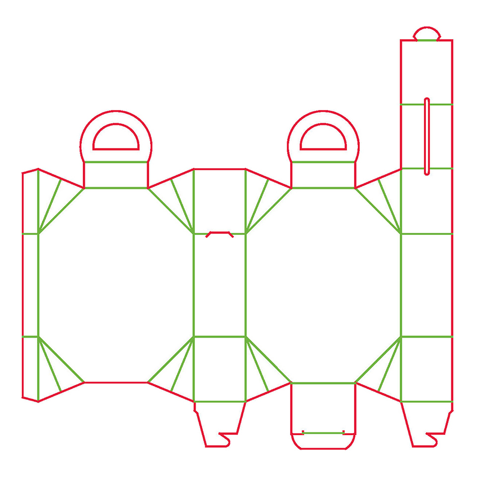 octagon box template